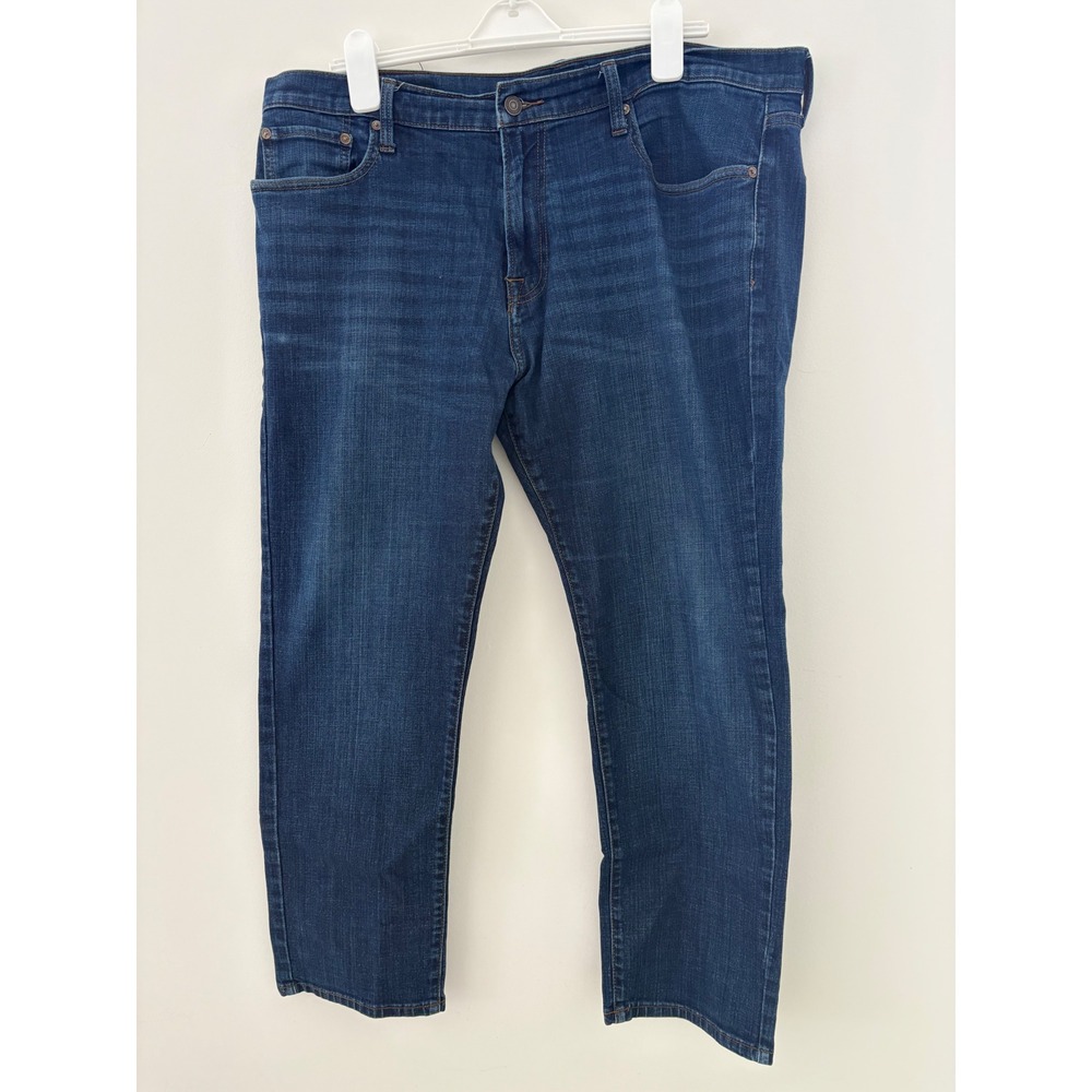 Lucky Brand Mens Straight Leg Jeans 38x30 Indigo Blue Denim 5-Pocket Classic